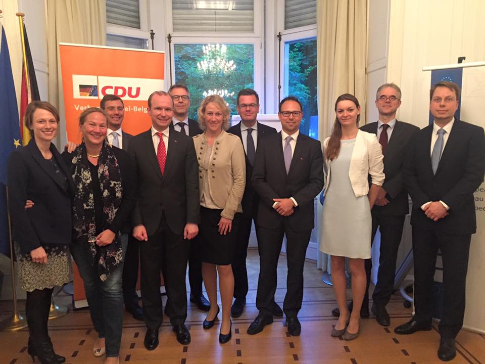 Der neue Vorstand der CDU Brüssel-Belgien.
